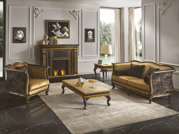 TIMELESS 3050/1 - Fabric armchair with armrests by SCAPPINI & C - view 3